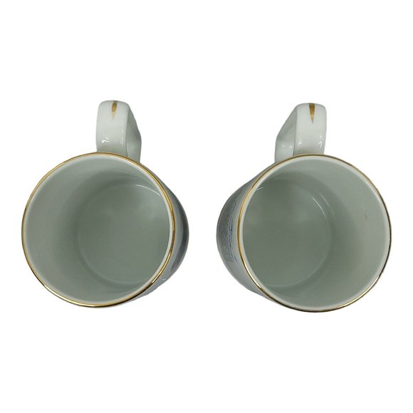 Vintage Norman Rockwell Coffee Cup 12 Oz Mugs Braving The Storm For a Good Boy - Picture 10 of 12